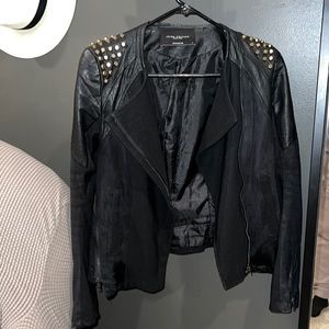 Akira faux leather jacket